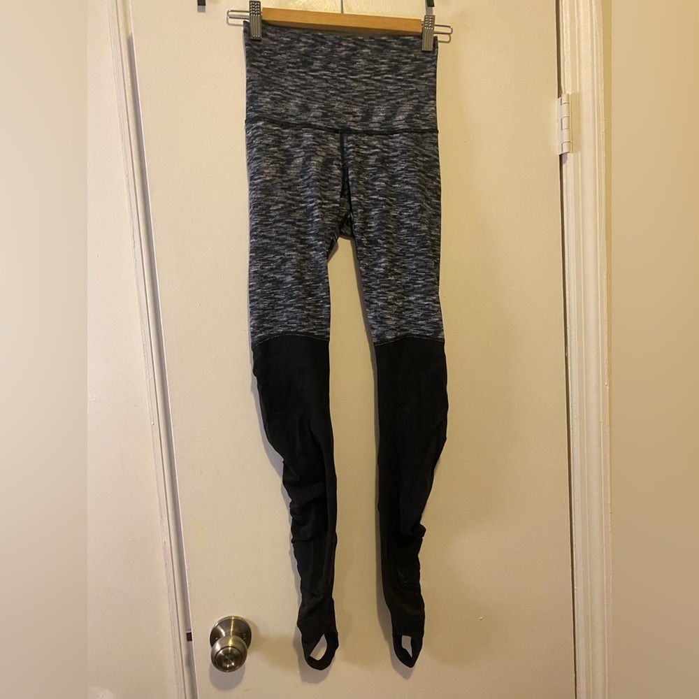 Lululemon Stirrup ruched leggings Wunder Under